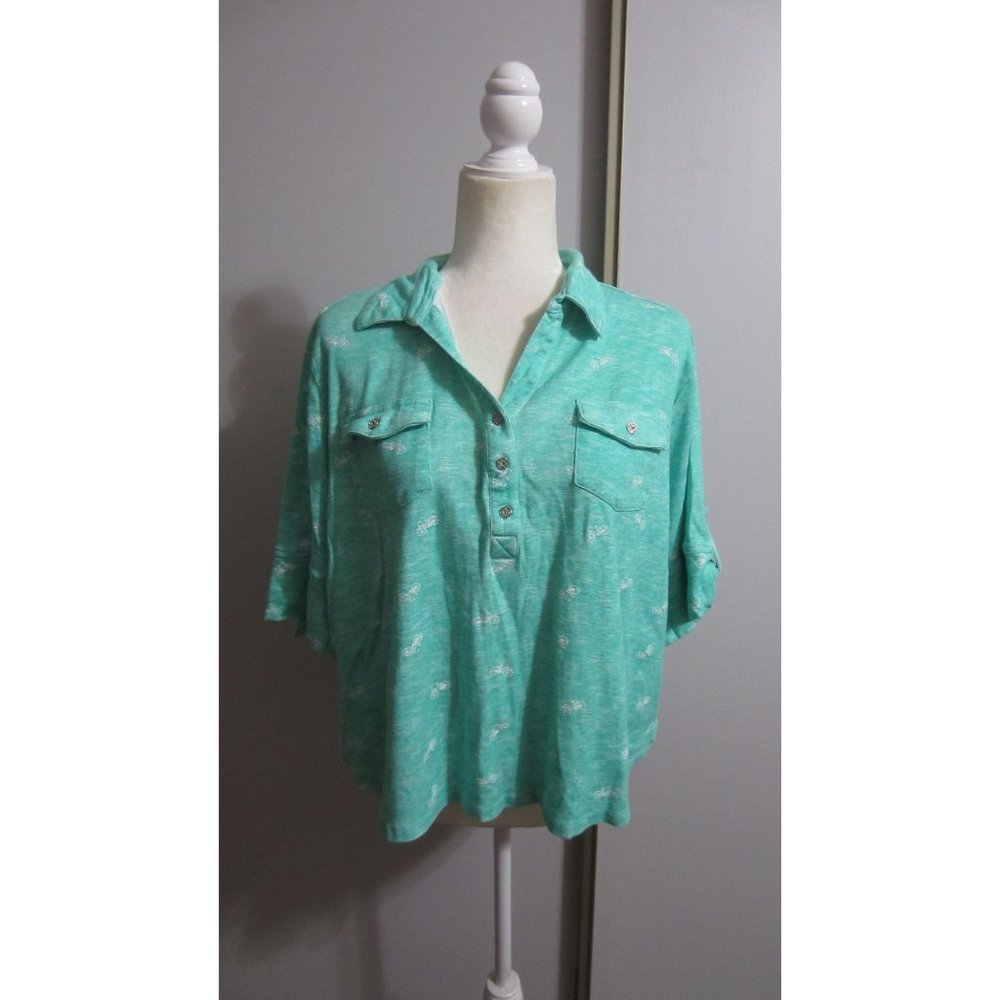 Emily Daniels XL Bikes Boxy Casual Oversized Top